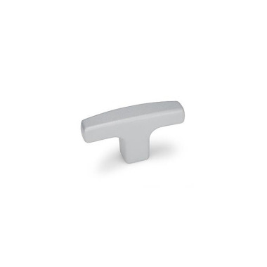 Ganter T-Handles, Aluminum 563.2-80-M8-SR