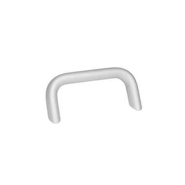 Ganter Inclined Cabinet U-Handles, Aluminum 565.2-26-128-A-EL