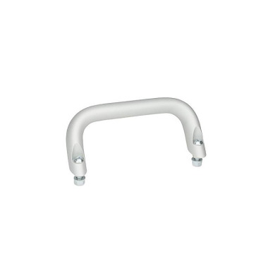 Ganter Inclined Cabinet U-Handles, Aluminum 565.2-26-128-B-EL