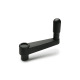 Ganter Cranked Handles, Plastic 570.2-100-B12