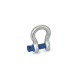 Ganter Shackles, Heat-Treated Steel, Cranked Version 585-13-A