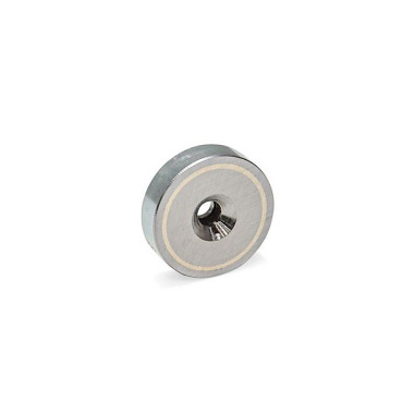 Ganter Pot Magnets with Bore 58-AN-19-ZB