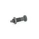 Ganter Indexing Plungers, Steel / Plastic Knob 613-10-AK