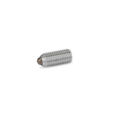 Ganter Spring Plungers, Steel / Stainless Steel, with Bolt, with Internal Hex 615.4-M10-BSN