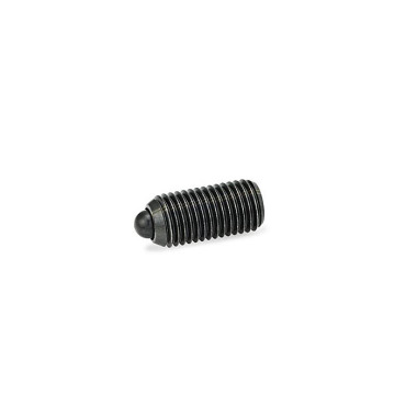 Ganter Spring Plungers, Steel / Stainless Steel, with Bolt, with Internal Hex 615.4-M20-BS