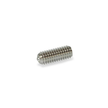 Ganter Stainless Steel Spring Plungers, Ball with Friction Bearing, with Internal Hex 615.9-M8-KSN