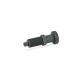 Ganter Indexing Plungers, Threaded Body Plastic, Plunger Pin Steel 617.2-10-B-ST