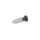 Ganter Indexing Plungers, Stainless Steel / Plastic Knob 617-10-A-NI