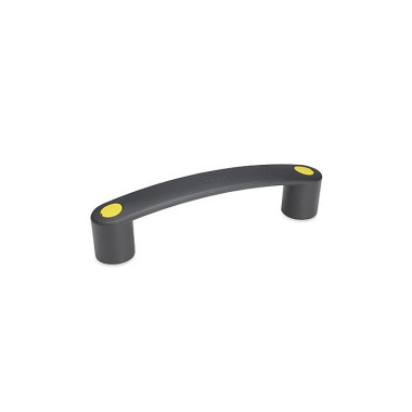 Ganter Cabinet U-Handles, Plastic 628-132-8,5-B-DGB