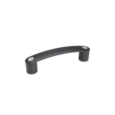 Ganter Cabinet U-Handles, Plastic 628-132-M6-A-DGR