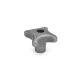 Ganter Hand Knobs, Cast Iron 6335-GG-100-B20-B