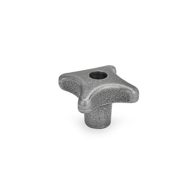 Ganter Hand Knobs, Cast Iron 6335-GG-100-M20-D