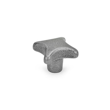 Ganter Hand Knobs, Cast Iron 6335-GG-63-M12-E