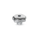 Ganter Star Knobs, Stainless Steel AISI 316 6336-A4-40-M8-D-PL