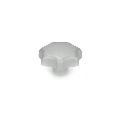 Ganter Star Knobs, Cast Iron / Aluminum, without Bore 6336-AL-80-A