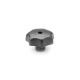 Ganter Star Knobs, Cast Iron 6336-GG-63-M10-D