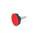 Ganter Star Knobs with Threaded Stud, Plastic 636.4-45-M10-40-DRT