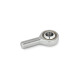 Ganter Ball Joint Heads with Threaded Bolt, Stainless Steel 648.6-10-M10L-WH