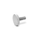 Ganter Knurled Screws, Stainless Steel, Flat Type 653-M10-35-NI