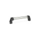 Ganter Cabinet U-Handles, Tube Aluminum / Stainless Steel, Mounting from the Back 667.2-30-300-NG