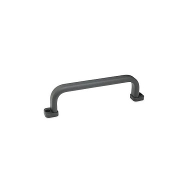 Ganter Flat Cabinet U-Handles, Aluminum 668-20-170-B-SW