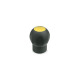 Ganter Ball Handles with Cover Cap, Plastic, Softline 675.1-50-M10-DGB