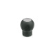 Ganter Ball Handles with Cover Cap, Plastic, Softline 675.1-50-M10-DGR