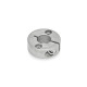 Ganter Semi-Split Shaft Collars, Stainless Steel, with Flange Holes 7062.2-30-B12-NI-B