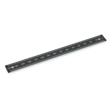 Ganter Rulers, Aluminum, with Mounting Holes 711.2-AL-100-W-R-1