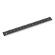 Ganter Rulers, Aluminum, with Mounting Holes 711.2-AL-400-S-U-1