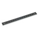 Ganter Rulers, Aluminum, with Mounting Holes 711.2-AL-400-W-R-1