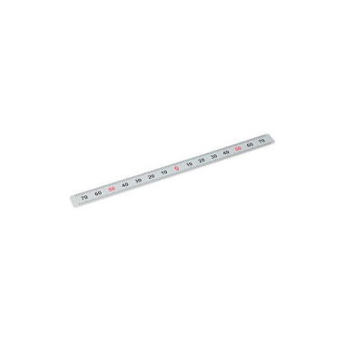 Ganter Rulers, Stainless Steel / Plastic, Self-Adhesive 711-KUS-200-W-M