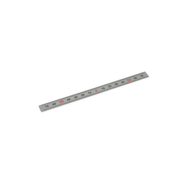 Ganter Rulers, Stainless Steel / Plastic, Self-Adhesive 711-NI-500-W-M