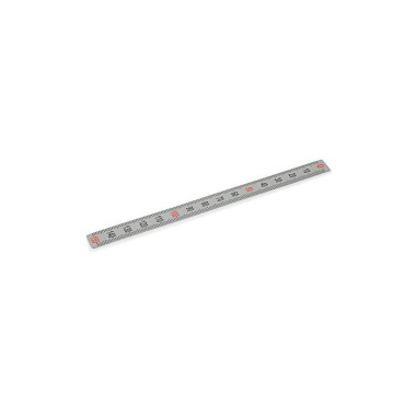 Ganter Rulers, Stainless Steel / Plastic, Self-Adhesive 711-NI-750-S-O