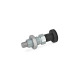 Ganter Indexing Plungers, Steel, with Knob, with and without Rest Position 717-3-M6-BK-ST