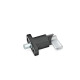 Ganter Spring Latches, Steel, with Flange for Surface Mounting 722.2-12-20-B-SW