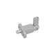 Ganter Spring Latches, Stainless Steel, with Flange for Surface Mounting 722.2-16-30-A-A4