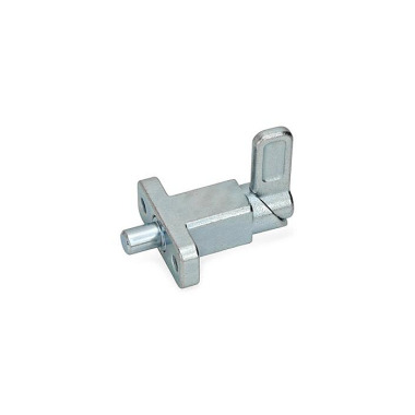 Ganter Spring Latches, Steel, with Flange for Surface Mounting 722.2-16-30-A-ZB