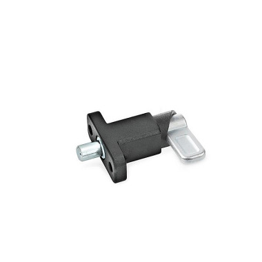 Ganter Spring Latches, Steel, with Flange for Surface Mounting 722.2-8-20-B-SW