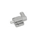 Ganter Spring Latches, Stainless Steel, with Flange for Surface Mounting 722.3-12-20-R-A4