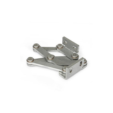 Ganter Multiple-Joint Hinges, Stainless Steel , Concealed, Opening Angle 120° 7233-NI-40-L-MT