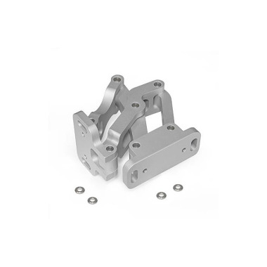 Ganter Multiple-Joint Hinges, Aluminum, Concealed, Opening Angle 120° 7243-AL-75-EL