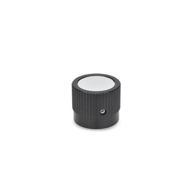 Ganter Control Knobs, Aluminum, Black Anodized 726.1-42-B8-B-1