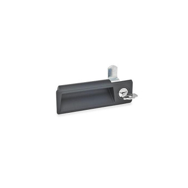 Ganter Latches with Gripping Tray, with Latch Arm Steel, Operation with Socket Key or Key 731.2-SC-2-35-2-SG