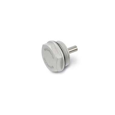 Ganter Magnetic Plugs, Aluminum, FPM/FKM Seal, Resistant up to 180 °C, Plain 738.1-32-M26X1,5