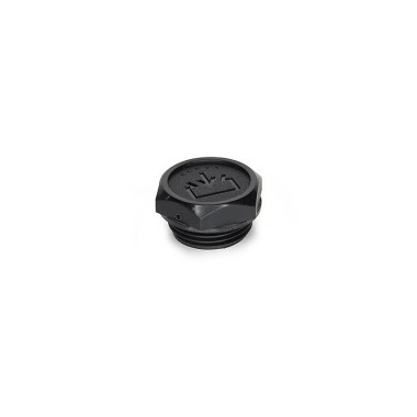 Ganter Threaded Plugs with DIN-Re-Fill Symbol, Seal Overlying, Plastic 747-G1/8-A-2