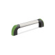 Ganter Cabinet U-Handles, Aluminum / Plastic 767.1-35-700-DGN