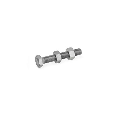 Ganter Clamping Screws, Stainless Steel, with / without Protective Cap 807-M8-36-A-NI