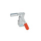 Ganter Toggle Clamps, Steel, Operating Lever Vertical, with Dual Flanged Mounting Base 812-200-AV