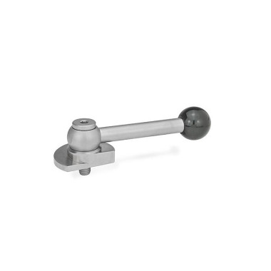 Ganter Clamping Bolts, Stainless Steel, Upward Clamping, with Threaded Bolt 918.6-40-GV-L